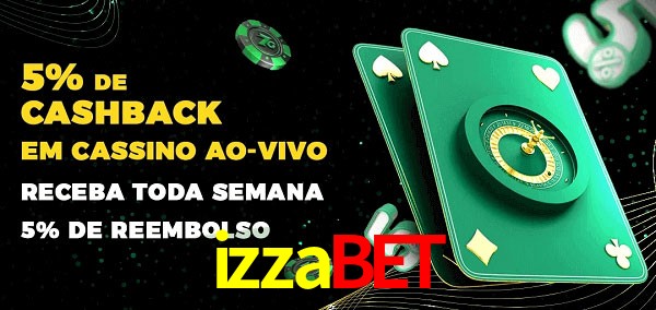 Promoções do cassino ao Vivo izzabet